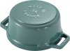STAUB MINI COCOTTE Mini garnek żeliwny okrągły 250 ml, eukaliptusowy